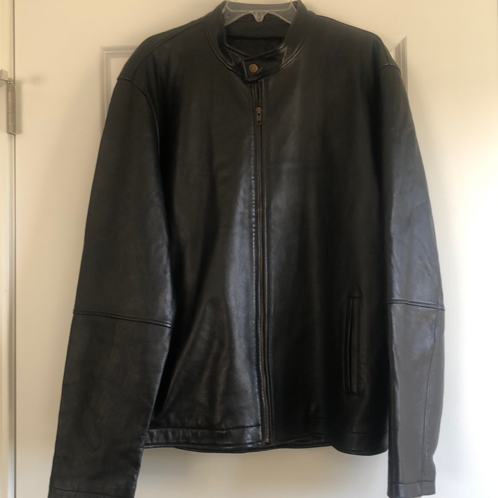 Men’s 2XL The Leather Co Black Jacket